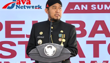 H. Achmad Fauzi Wongsojudo, S.H., M.H., melantik 31 pejabat administrator dan pengawas di lingkungan Pemerintah Kabupaten (Pemkab) Sumenep. Pelantikan berlangsung di Pendopo Agung Keraton Sumenep, Rabu (15/7), 