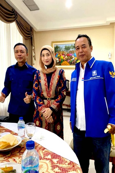 Wabup Blitar H. Rahmat Santoso SH MH Bersama Ketua Umum PAN