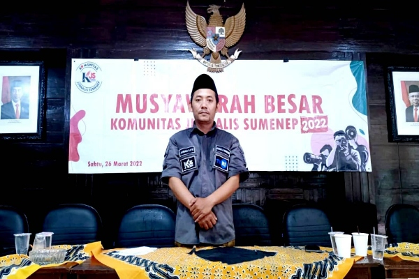 Ahmad Sa'ie Ketua Komunitas Jurnalis Sumenep (KJS) Periode 2022-2024