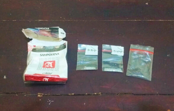 Barang Bukti Yang Diamankan Polsek Saronggi 