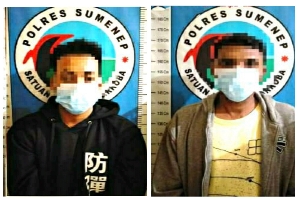 Kedua Warga Batumarmar Pamekasan Tersangka Penyalahgunaan Narkotika Jenis Sabu