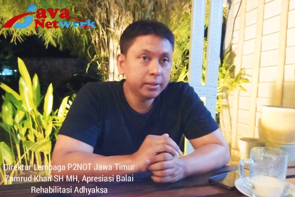 Direktur Lembaga P2NOT Jawa Timur Zamrud Khan SH MH