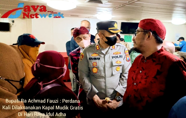 Bupati Bersama Forkopimda Saat Tinjau Mudik Gratis Pertama Saat Lebaran Idul Adha