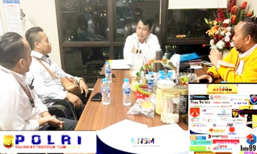 Ketum FRN Bersama Pengurus saat bertandang Ke Dirtipidum Bareskrim Mabes Polri