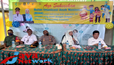 Wabup Sumenep Saat Memberikan Sambutan Di Puskesmas Gayam Sepudi