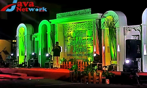 Bupati Sumenep Ra Achmad Fauzi SH MH Saat Memberi Sambutan Pada Malam Tasyakuran Asyura 1444 Hijriyah