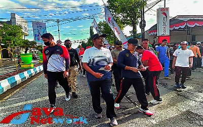 Bupati Sumenep Ra Achmad Fauzi SH MH Saat Mengikuti JJS Bersama Forkopimda Sumenep