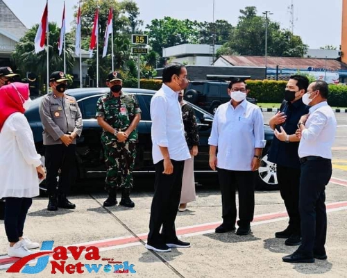 Presiden Saat Bertolak dari Jakarta Ke Provinsi Papua di Pelabuhan Udara Soekarna Hatta