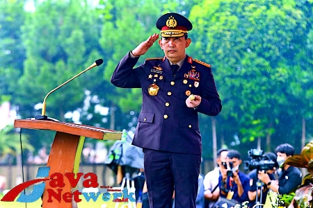 Kapolri Jenderal Polisi Drs Listyo Sigit Prabowo MSi Saat Menjadi Pembina Upacara Pelantikan Perwira Polri
