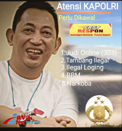 Pamflet Kapolri Jenderal Polisi Drs Listyo Sigit Prabowo MSi
