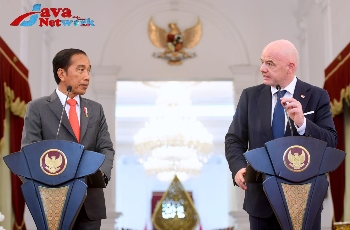 Presiden Jokowi saat Menerima Kunjungan Presiden Viva Giovani Vicenso