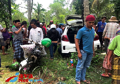 Situasi Laka Lantas Maut di Desa Bun Barat Kecamatan Rubaru