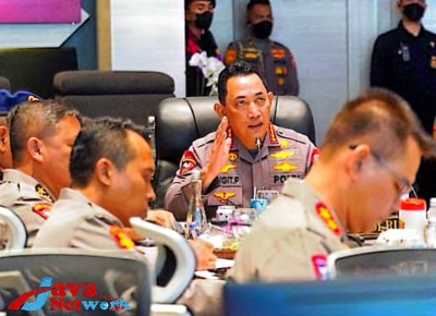 Kapolri Jenderal Polisi Drs Listyo Sigit Prabowo MSi Saat Rapat Koordinasi Persiapan KTT G20 di Propinsi Bali