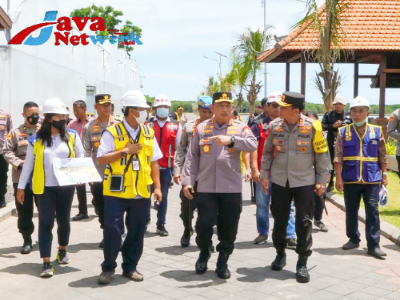 Kapolri Jenderal Polisi Drs Listyo Sigit Prabowo Saat Gladi Dan Tinjau Venue Pastikan KTT G20 Berjalan Lancar Dan Aman