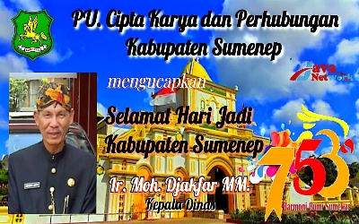 PAMFLET UNGKAPAN KADIS CIPTA KARYA DAN PERHUBUNGAN KABUPATEN SUMENEP 