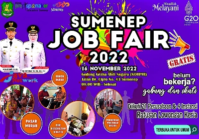 Pamflet Sumenep Job Fair 2022