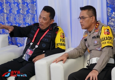 Kapolri Jenderal Polisi Drs Listyo Sigit Prabowo MSi Bersama Kakorlantas Mabes Polri Irjen Pol Firman Shantyabudi