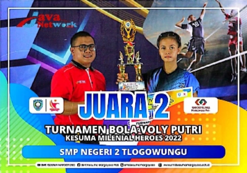 Pamflet Tim Voli Putri SMP Negeri 2 Tlogowungu