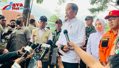 Presiden Jokowi Konferensi Pers Ungkapkan Duka Cita Atas Musibah Gempa Bumi Cianjur