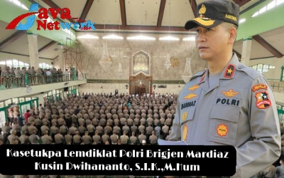 Kasetukpa Lemdiklat Polri Brigjen Pol Mardiaz Kusin Pelaksanaan Sholat Ghaib dan Doa Bersama Untuk Korban Gempa Bumi