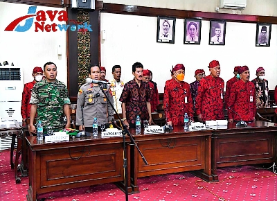 Dandim Sumenep Letkol Czi Donny Pramudya Mahardi SE Bersama Forkopimda Sumenep