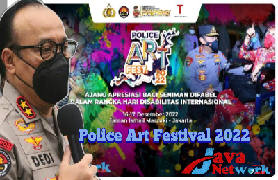 Kadiv Humas Mabes Polri dan Police Art Festival 2022