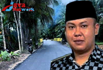 Kades Jangkong Kecamatan Batang-Batang Kabupaten Sumenep Kisnandar Arif Santoso Dan Jalan Sudah Diperbaiki Oleh Dinas PU Bina Marga Dan TR