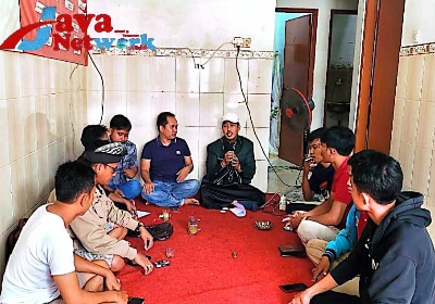 Hilman Dali Kusuma Saat Bertemu Dengan DPC PWRI Sumenep