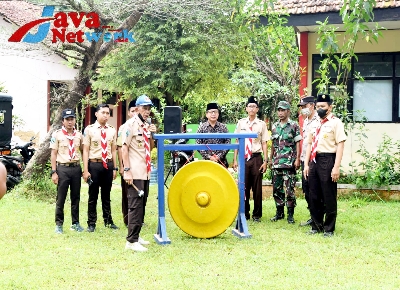 Pembukaan Diklatsar Kwarcab Gerakan Pramuka Sumenep Oleh Ketua Kwarcab Pramuka Sumenep Drs Moh Surat Aidi M.Si