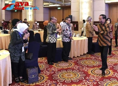 Presiden Jokowi Hadiri Outlook Perekonomian 2023