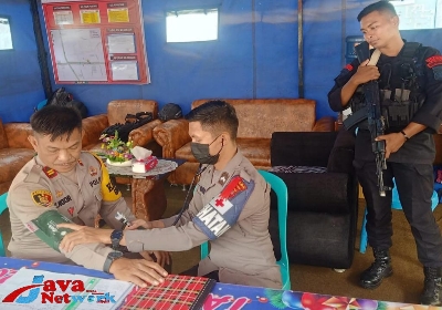 Biddokkes Polda Sulteng berikan Yankes personil Pospam Nataru