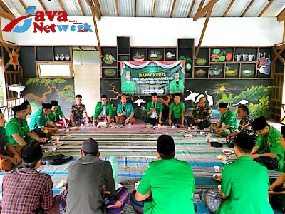 Agenda Rapat Kerja GP Ansor Kecamatan Manding Di Pendopo Bumdes Manding Laok