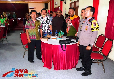 Kapolres Sumenep AKBP Edo Satya Kentriko SH SIK MH Saat Menghadiri Acara Ngopi Pintar Diselenggarakan oleh FKUB Sumenep