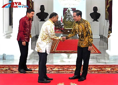 Presiden Jokowi Terima Menteri Luar Negeri Malaysia di Istana Merdeka