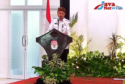 Sekda Sumenep Ir Edi Rasyiadi MSi Saat Memberikan Sambutan Pada Pelantikan PPK Pemilu 2024