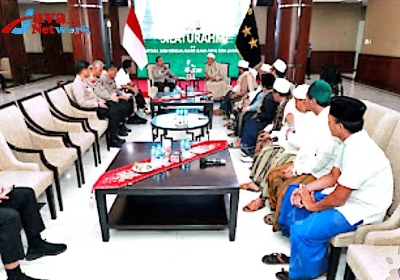 Kapolda Jatim Saat Menerima Silaturahmi Aliansi Ulama Tapal Kuda (AUTADA)