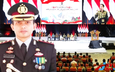 Kapolres Sumenep AKBP Edo Satya Kentriko SH SIK MH dan Rakornas Kepala Daerah dan Forkopimda se-Indonesia 2023