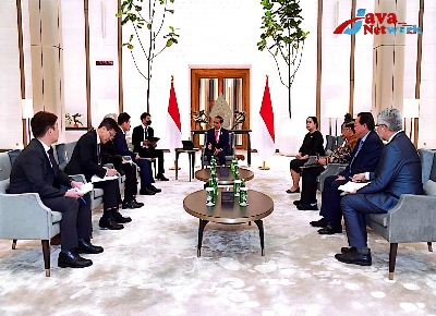 Presiden Jokowi Menerima Kunjungan Kenegaraan Ketua Majelis Nasional Korsel