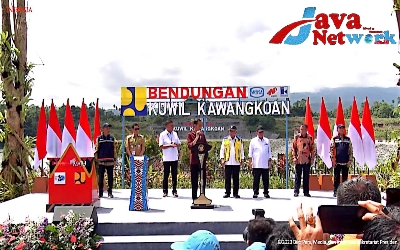 Presiden Jokowi Resmikan Bendungan Kuwil Kawangkoan di Minahasa Utara
