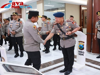 Upacara Sertijab PJU Polda Dan Kapolres Jajaran
