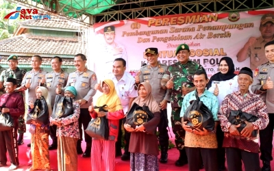 Kabareskrim Polri Resmikan Pembangunan Sarana Air Bersih Dan Gelar Bakti Sosial Di Kabupaten Blora Jawa Tengah
