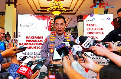 Kapolri Jenderal Polisi Drs Listyo Sigit Prabowo Saat Memberikan Keterangan Pers