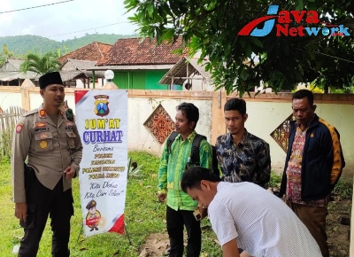 Kapolsek Kangayan Laksanakan Jumat Curhat di Desa Saobi Kecamatan Kangayan