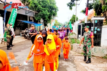 Babinsa Koramil 0827/21 Raas Amankan Kegiatan JJS Peringati 1 Abad NU