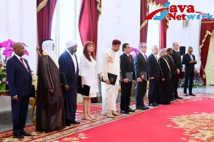 Presiden Jokowi Terima Surat Kepercayaan Sebelas Duta Besar Negara Sahabat