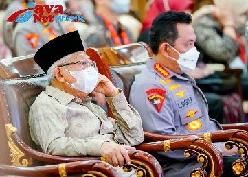 Wakil Presiden RI KH. Ma'ruf Amin dan Kapolri Jenderal Polisi Drs Listyo Sigit Prabowo MSi