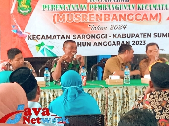 Danramil 0827/6 Saronggi Kapten Inf. Galang Prayitno