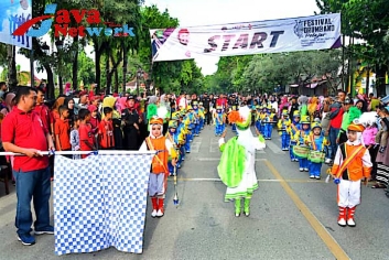Danramil Batang Batang Hadiri Festival Drumband Pelajar 2023 Se Kabupaten Sumenep