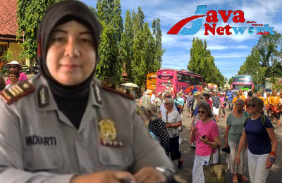 Kasi Humas Polres Sumenep AKP Widiarti SH Dan Wisatawan Amerika Serikat 