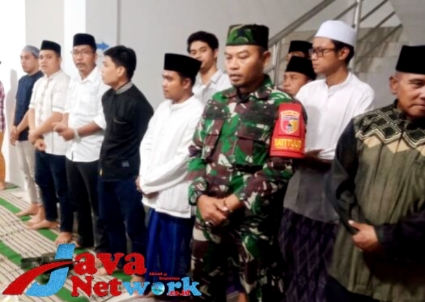 Wakili Danramil 0827/02 Kalianget, Batuud Hadiri Acara Isro’ Mi’roj 1444 H